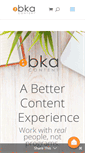 Mobile Screenshot of bkacontent.com